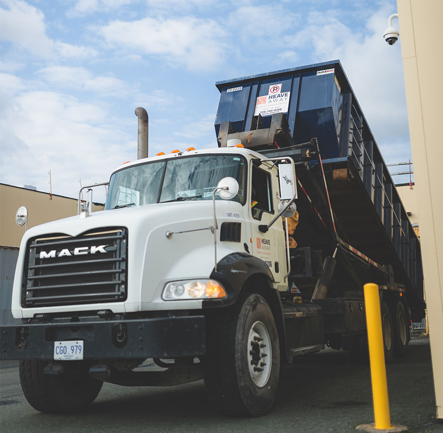 heave away roll off dumpster